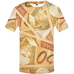 Men's T Shirts Summer Hip Hop Israeli Flag Coin 3D Printed T-shirt Casual Personality Trend Classic Retro O-neck Loose Short Sleeve Top