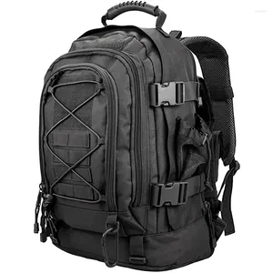 Backpack Extra Grande 60L Tactical para homens acampando para o laptop de viagens para caminhadas resistentes à água ao ar livre