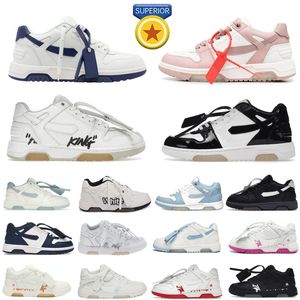 2024 Off of Office Sneaker Casual Men Offe White Buty Kobiety Black White Pand Pinta Pink Skórzanie jasnoniebieskie trenerzy patentowe Biegacze Sneaker 35-45 EUR