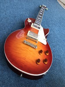 2019 Custom 1958 LP Standard VosエレクトリックギターローズウッドフィンガーボードLes Vos 6弦エレクトリックポールギター7364241