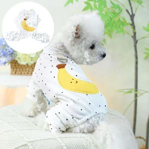 Abbigliamento per cani Design pullover a quattro ante con anello di trazione Spring Autumn Pet abbigliamento che tira abbottonatura alla moda per cani