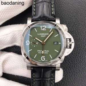 럭셔리 디자이너 Panerass Watch Wristwatches Factory Pam1056 Sapphire Mirror Swiss 자동 이동 크기 44mm 수입 Cowhide Strap iris