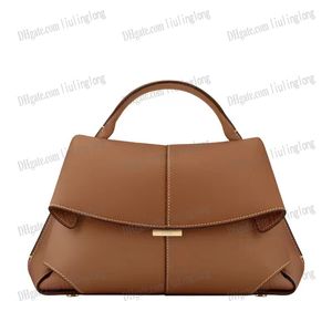 Luxus -Designer -Tasche reine neue Style -Umhängetasche Halbmondbeutel Braune schwarze graue Tasche Frauen Crossbody Top -Qualität Tasche Handtasche Ledertasche