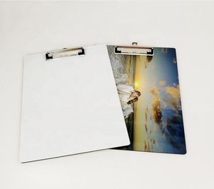 Sublimation A4 Clipboard Recycled Document Holder White Blank Profile Clip Letter File Paper Sheet Office Supplies sxmy64333587