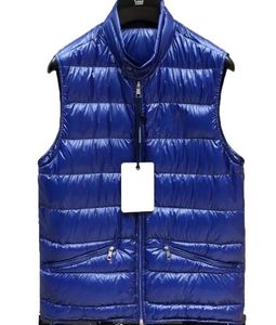 メンズのベストジャケット冬のパーカーコートフード付きアウターウェアウインドブレーカーは暖かいパーカーブラックとブルー7786121を維持します