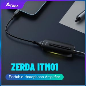 Radio Ikko Zerda ITM01 USB DAC Switch Switch Sound Sound Card Type C до 3,5 мм Audio Amplifier Hifi Hifi для адаптера кабельного кабеля телефона