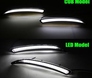 1Pair Car LED DRL For Buick Regal GS Opel Insignia 2010 2011 2012 2013 2014 2015 Fog Cover Daytime Running Lights3296576