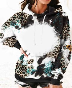 Women039s Hoodies Sweatshirts 2022 Neue Tie Dye 3D Wärmeübertragung Drucken Wärme Sublimation Leerzeichen benutzerdefinierte Pullover Fashion Hoodie i3146934