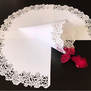 Spitze Blume Blütenblätter Zapfen Papierkegelhalter Hochzeit Süßigkeiten Konfetti -Zapfen für Blütenblätter Lavendel Hochzeit bevorzugt Konfetti Wurf