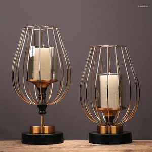 Candle Holders Design Small Metal Stand Lamp Luxury Romantic Living Room Stick Party Modern Chandelier Bougeoir Decor