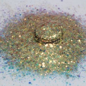 Vätskor 1 kg holografisk chunky blandad fin glitter iriserande sjöjungfru glanshantverk akryl nagellack diy paljetter färgglad skimmer tips