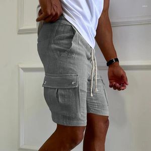 Shorts maschile 2024 Cargo Summer European and American Fashion Brand Slim Culcing Pants Shind Pants Uomini