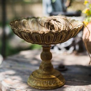 Candle Holders Rustic Cute Metal Plate Vintage Summer Outdoor Nature Table Decoration Modern Japanese Portavelas Home Decor