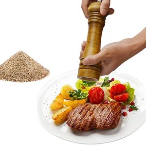 Salt Pepper Mills Solid Wood Pepper Kitchen Tools Cooking Salt Pepper Grinder Hand Movement Oak Wood Pepper Mill Gadgets