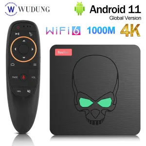 Box Beelink GT King II WiFi 6 Smart TV Box Android 11.0 Amlogic A311d2 Octa Core LPDDR4 8GB 64GB BT5.0 1000M Set Top Box Pk GT King