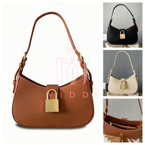 10A Nuova moda Hobo Luxury Designer Bag Bagna a prese con ascelle Borsa Woman in stile coreano Mini borse in pelle Hobo Metal Lock Shouleer Bag Designer Mini Borse Borse