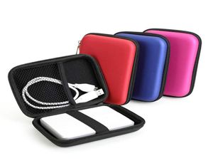 25quot HDD Bag External USB Hard Drive Disk Carry Mini Usb Cable Case Cover Pouch Earphone Bags for PC Laptop Cases5223023