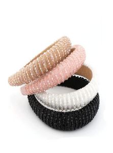 INS Moda Crystal Banded Band Band Stick Sticks Boutique Rhinestone Girls Band da cabeça Acessórios para Women Head Bands1427880