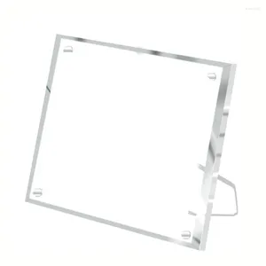 Frames Transparent Acrylic Po Frame Sizes 6 7 8 10 Inch Magnetic Closure Stable Desktop Display Stand Easy Replacement
