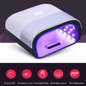 Vestidos Sun3 Lâmpada de unha UV LED Hine 48w secador de unhas elétricas para curar o construtor de gel Polish Smart Auto Sensor LED Light Nail Tools Art