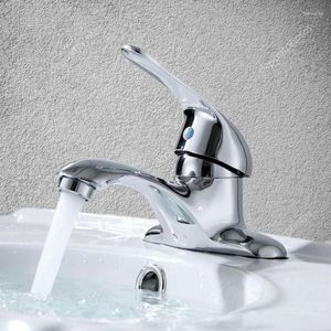 Bathroom Sink Faucets Classic Double Hole Basin Faucet Household Copper Alloy And Cold Mixed Water Bathtub