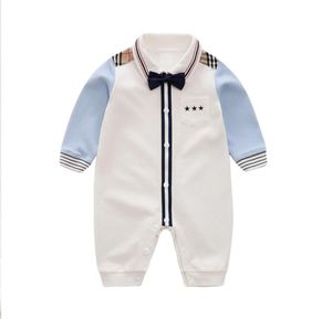 Yiering Baby Casual Strampler Boy Gentleman Style Stressie für Herbst Baby Jumpsuit 100 Baumwolle LJ2010232796022