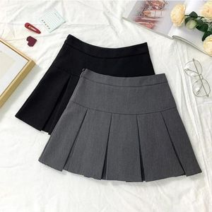 Skirts JK Women Pleated Summer Sweet Solid Kawaii Mini Faldas Fashion Korean Style Y2k Empire Streetwear Vintage Harajuku Casual