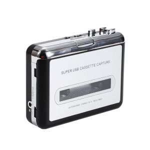 Игроки Новый Cassette Player USB Walkman Cassette Tape Music Audio to Mp3 Converter Player Сохранить mp3 -файл в USB Flash/USB Drive