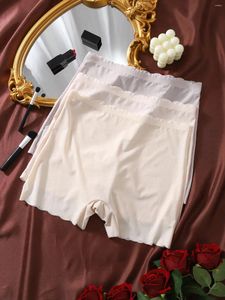 Kadın Panties Viomisha 3pcs Güvenlik Pantolon Etek Buz Altında Yüksek Bel Şort