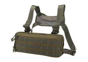 Tactical Chest Rig Hunting Vest Bags MOLLE Adjustable Multifunctional Shoulder Waist Packs Bag Military Gear Jackets8157144