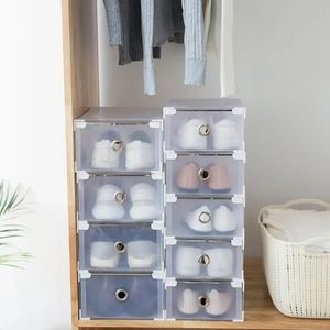 new 2024 Foldable Plastic Storage Box Thicken Crate Clothes Shoes Drawers Clear Storage Organizer for Home Save Space Accessories1. Clear