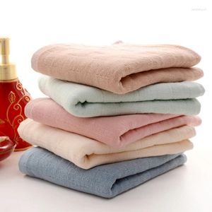 Ręcznik 2PCS/działka 40x60cm stały kolor bawełniany 6-warstwowy tkanina do twarzy miękkie ręczniki kąpielowe łazienka dla dzieci Toalhas de Banho