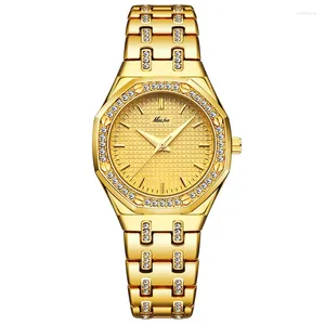 Wristwatches Women's Fashion Luxury Watches Women Classic Analog Diamond Jewelry Waterproof Ladies