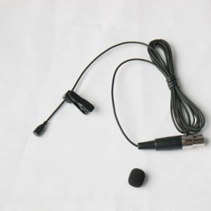 Microphones Professional Hidden Black ClipOn Lavalier Microphone for Shure Wilress System TA4F mini XLR Plug