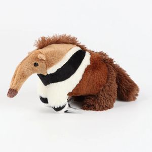 Giant Anteater Söt plushie Plush Toys Livtro djur Simulering fylld dockan kawai leksaksgåvor för barn 240325