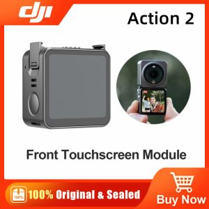 Kameralar DJI Action 2 Ön Dokunmatik Ekran Modülü Eylem Kamera Aksesuarları Maksimum 160 dakika Çift OLED Dokunmatik Ekranlar 4mik Matris Stereo