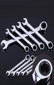 832mm Ratchet Wrench Set Geared Spann Set för bilreparationsverktygssatsmoment Skiftnyckelkombination Skiftnyckelverktyg Set Universal Keys2118394