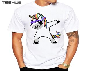 Summer Fashion Dabbing Pug T Shirt Newest Men Funny T Shirts Dabbing Unicorn Cat Zebra Panda Tops Hip Hop Tee6527509