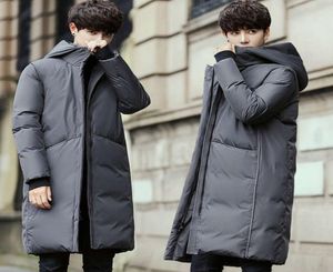 2021cotton gepolsterte Männer039s 2020 Koreanisch Slim Fit Winter Kleidung Neue junge Schüler mittel- und langer Stil Brot Kapuze -Jacke Straz5943096