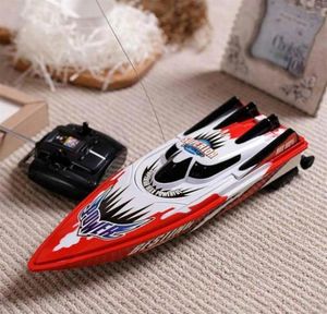 الراديو عن بُعد التحكم التوأم Twin Motor High Speed ​​Boat Rc Racing Kids Outdoor Racing Boat Y200317296A1246139