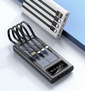 20000 мАч 2 USB Port Solar Bank Bank Зарядное устройство Внешнее резервное резервное резервное копирование с розничной коробкой для Samsung7982311