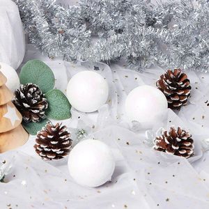 Party Decoration 10st Christmas Tree Shatterproof Ball Pinecone Ornaments Dekorativ med hängande slinga för semester