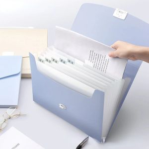 Folders A4 Paper Multifunction 13 Grids Folder Handheld File Folder Organ Organizer Storage Holder Home Office Document Storage Tools