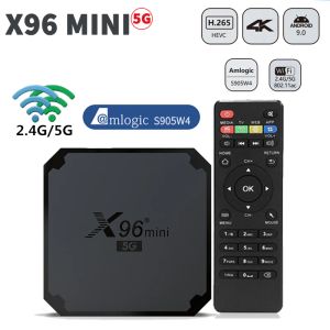 Box X96 mini 5G Smart TV Box Android 9.0 Amlogic S905W S905W4 2.4Ghz 5G Wifi 3D 4K Media Player H.265 HD Set Top Box x96mini 1GB8GB