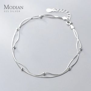 Modian de alta qualidade Chain Chain Chain Tornklet para mulheres meninas com chapas de lagosta cardíaca FIXA CHARM CHARM JOENS FINE 240408