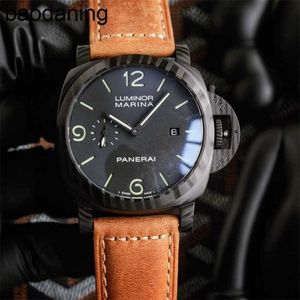 Projektant Panerass Watch Luksusowe męskie męskie do mechanicznego automatycznego szafirowego lustra 44 mm 13 mm importowane pasma obserwacyjnego marki Włosze Sport FT38