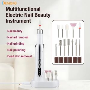 Bohrer elektrische Nagelbohrmaschine Set Pediküre Schleifausrüstung Mühle für Gelnagellack Maniküre Professionelles Nagelpolierwerkzeug