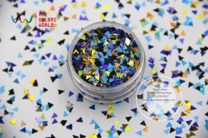 GLITTER TAFP3370 CORES DE MIXA E TRIANGLE GLITTER GLITTER PARA ANEL ANEL GEL GEL GEL PLOMIL PARELA COLUE MAGURA E DESY DIY