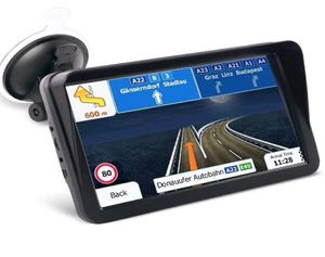 Xinmy 9 -tums lastbil GPS -navigator med Sunshade Shield Auto Car Sat Nav FM Bluetooth Avin Navigation Buildin 8G Maps8524004