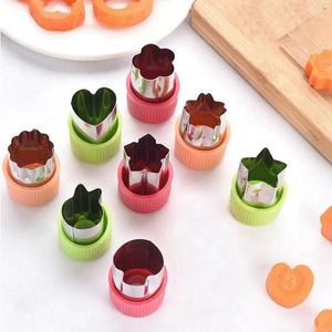 Baking Moulds Fruit Cutting Die Printing Mold Stainless Steel For Kids Food Vegetables Cutter Molds Cookie Tool Kitchen Gadgets Bakeware